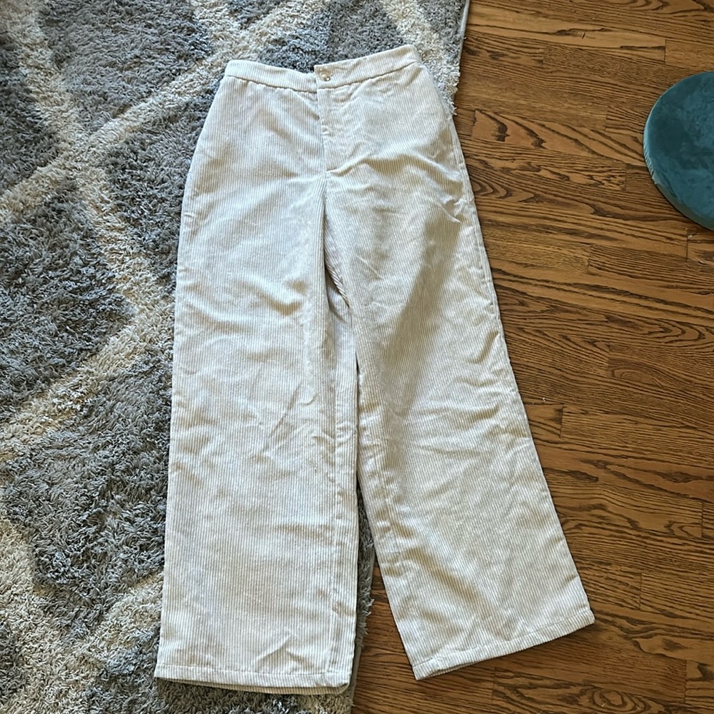 Shein cream business pants